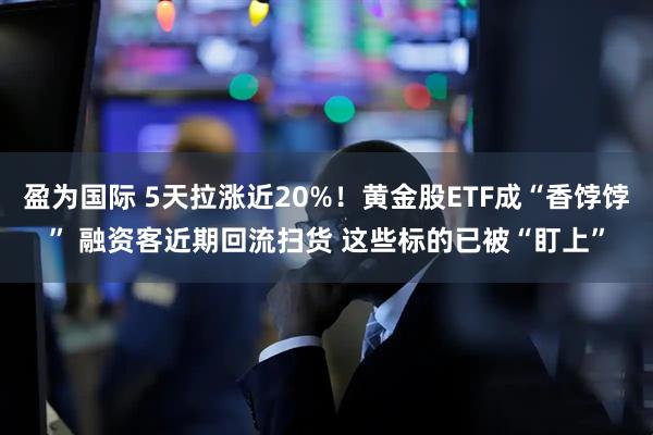 盈为国际 5天拉涨近20%！黄金股ETF成“香饽饽” 融资客近期回流扫货 这些标的已被“盯上”