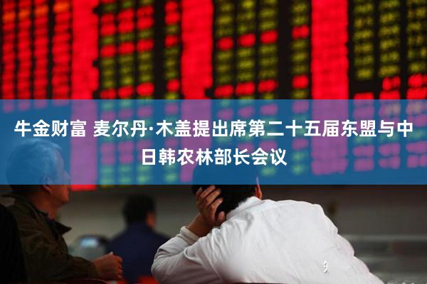 牛金财富 麦尔丹·木盖提出席第二十五届东盟与中日韩农林部长会议